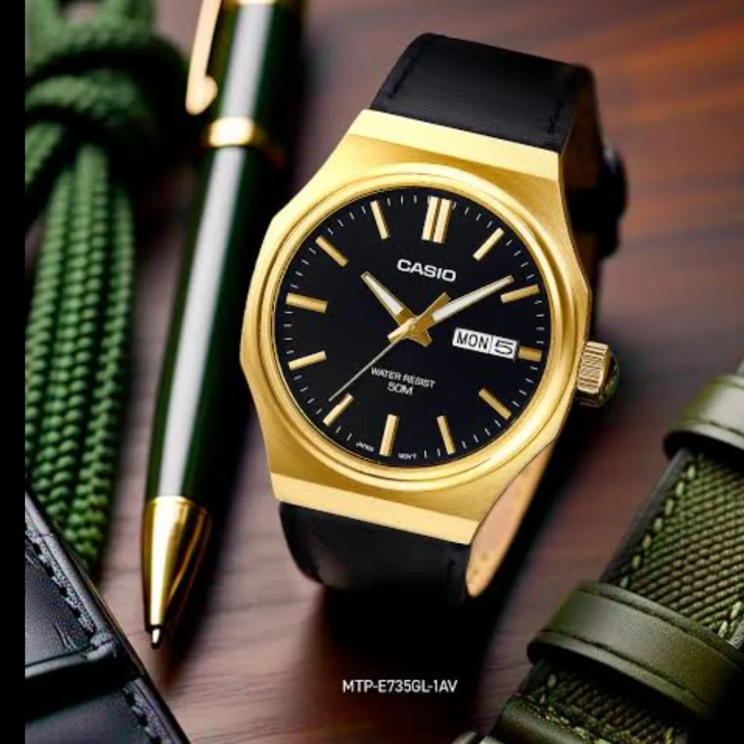ساعت کاسیو اورجینال مدل MTP_E735GL_1AV مناسب برای آقایان